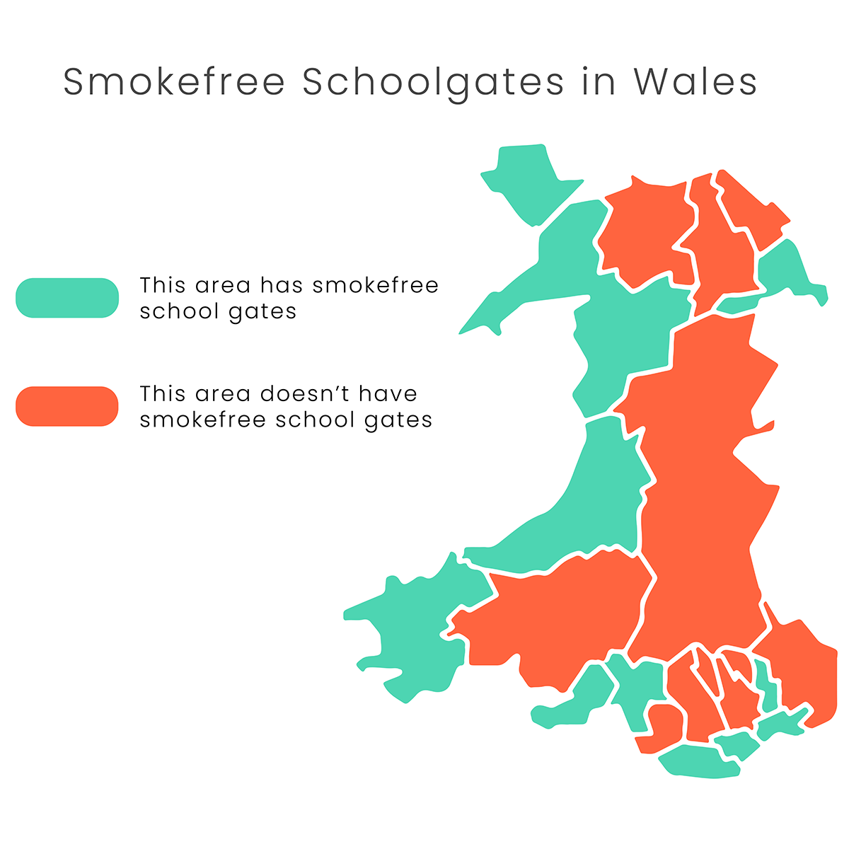 smoking schools wales