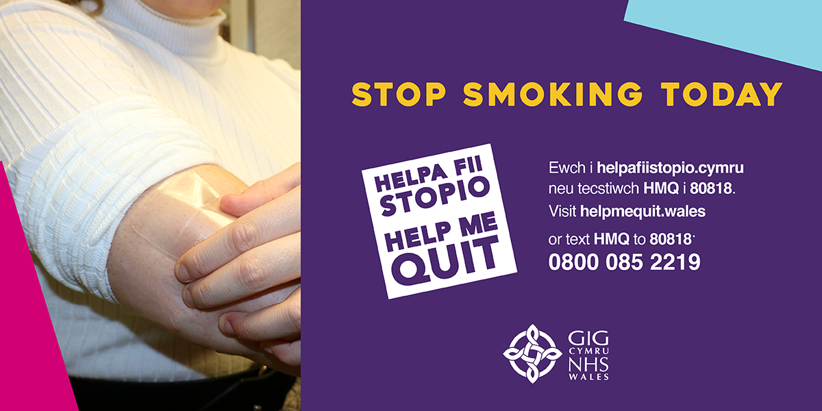 Help me quit, stop smoking wales