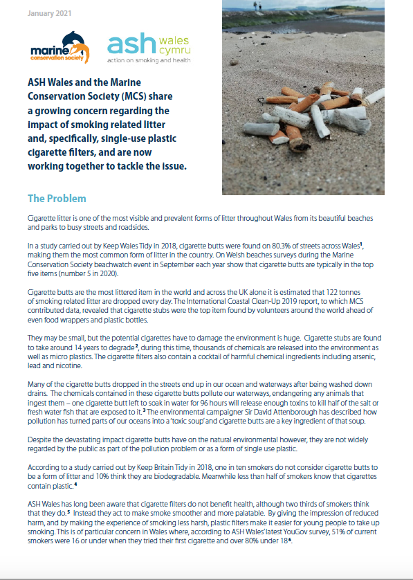 Download: Plastic Filters - Joint statement with Marine Conservation Society - 2021