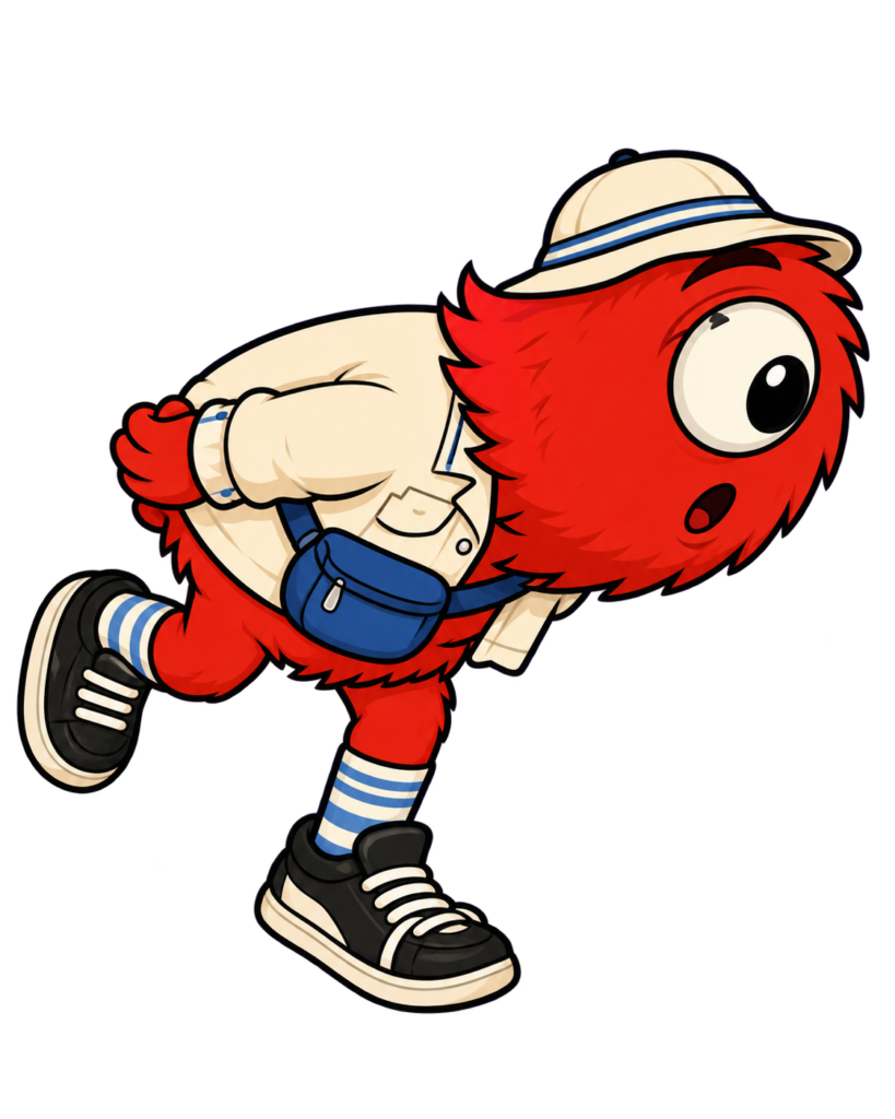 Curious Critter character